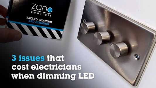 Did you know about these 3 issues that cost electricians when dimming LED?
