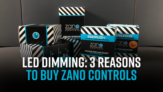 Zano Controls LED dimming range with blog title