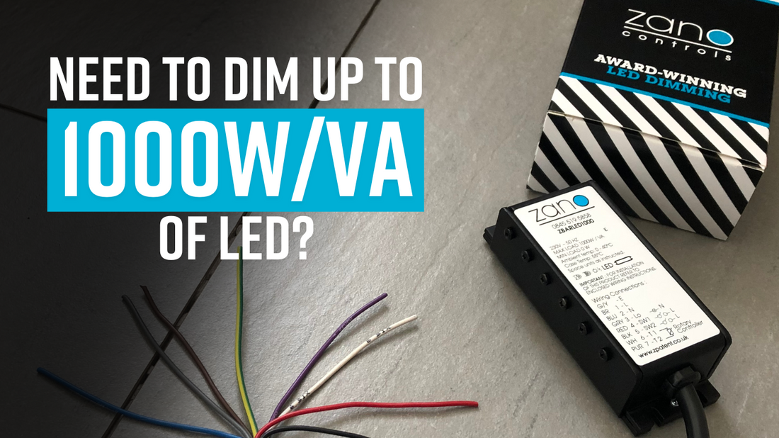 Need to dim up to 1,000W/VA of LED? If you think it’s complicated, think again.