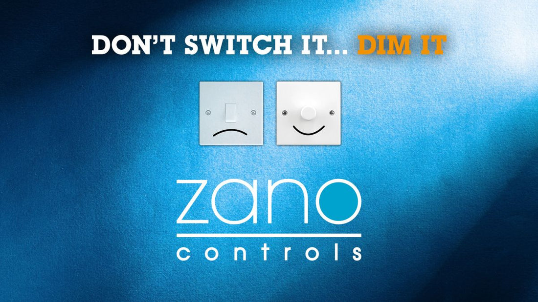 Don't switch it, dim it